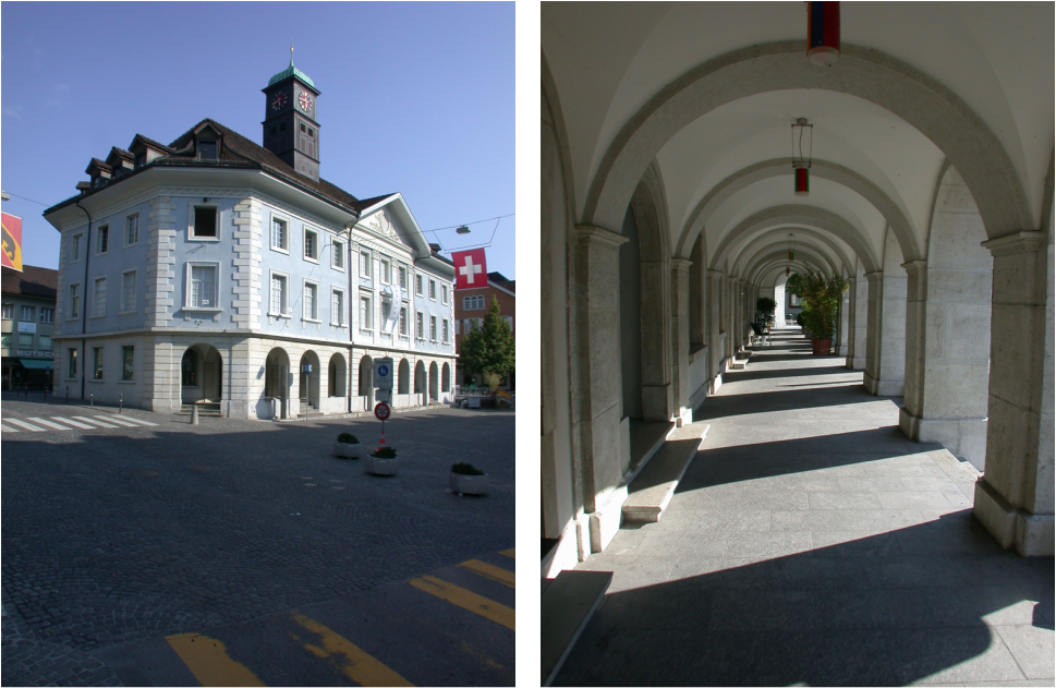 Instandsetzung und Restaurierung der historischen Fassade sowie Neugestaltung der Umgebung des „Choufhüsi“ – Kunsthaus Langenthal, unter Bewahrung der originalen Bausubstanz und denkmalgerechter Methoden.