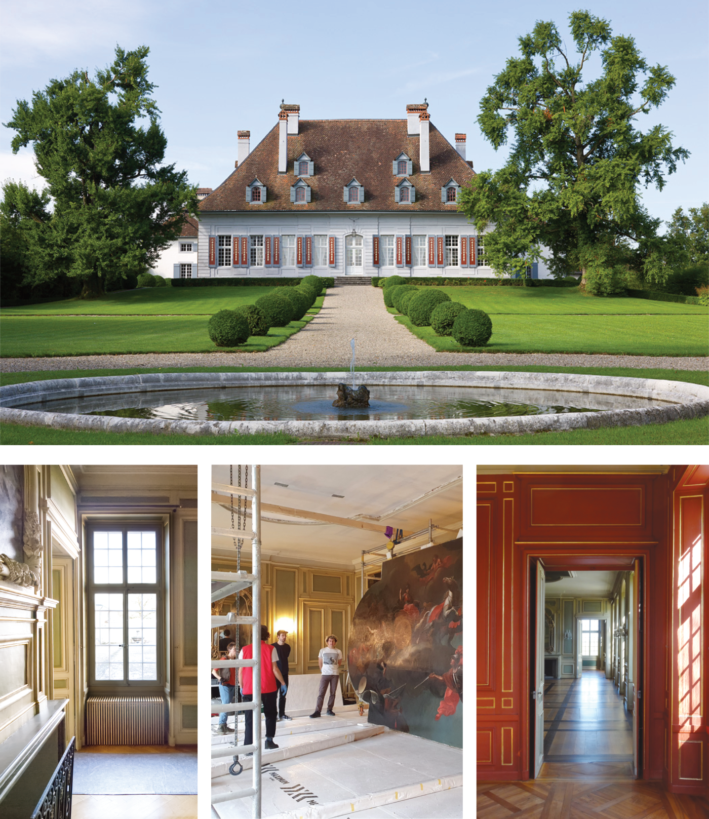 Schloss Thunstetten: Denkmalpflegerische Arbeiten, laufende Unterhalts- und Restaurationsarbeiten sowie Einbauten für zeitgemässe Nutzung.